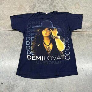 vintage demi lovato unbroken tour pop singer shirt size medium